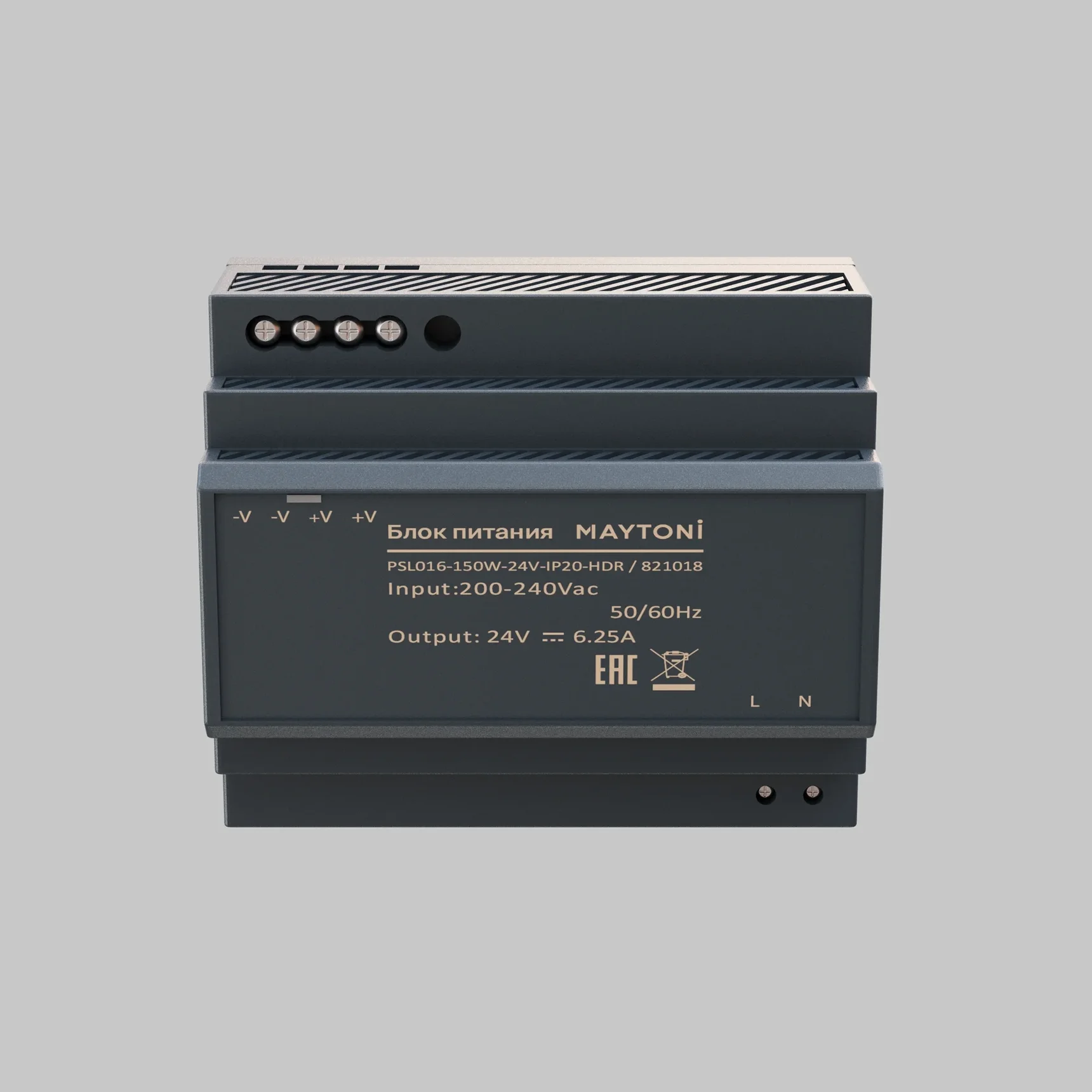 Блок питания PSL016 24В 150Вт IP20 821018