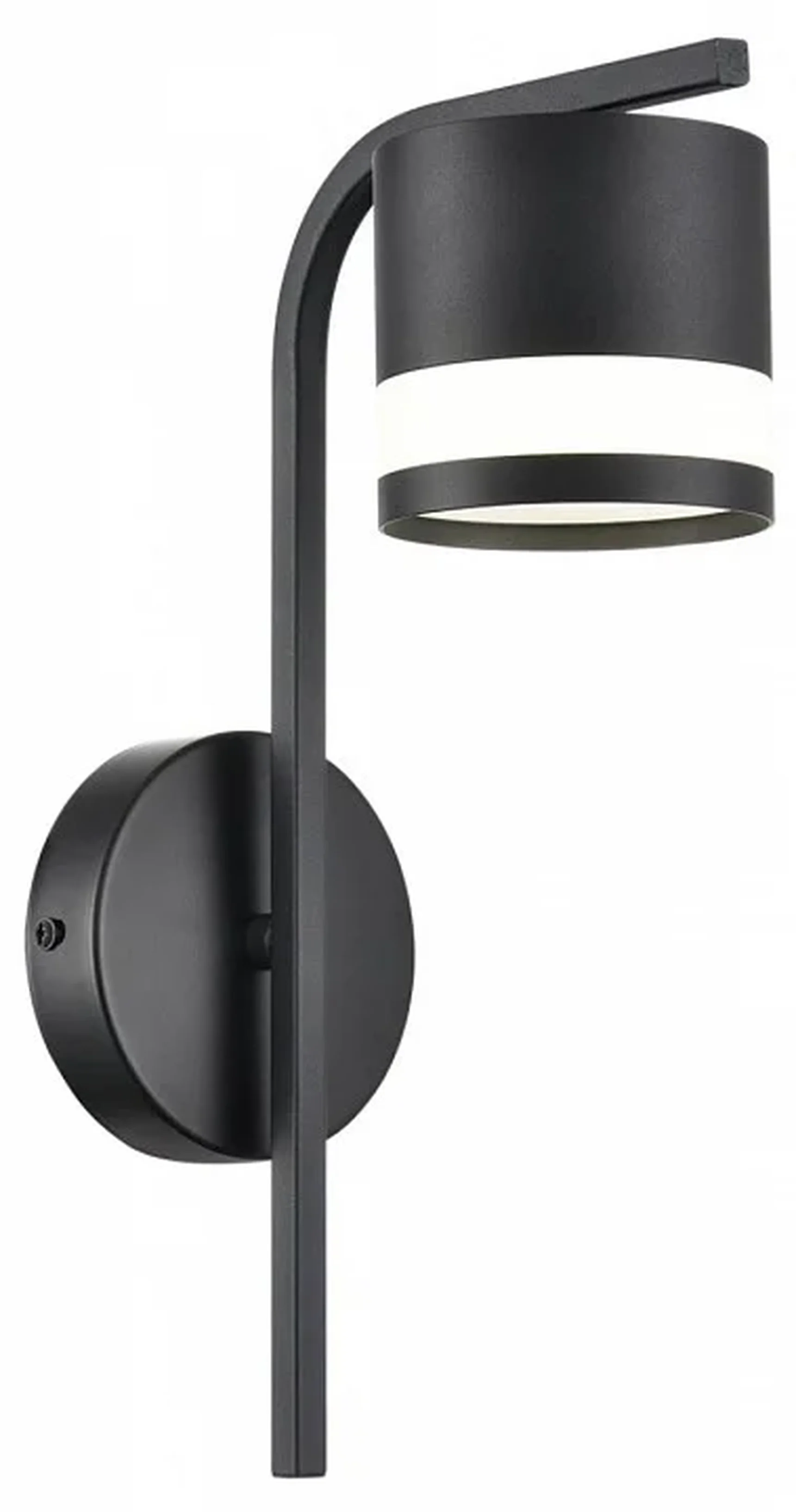 8240/1W COMFI LN25 черный, металл/акрил бра LED GX53 1*7W 220V LANIKA