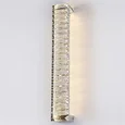 NEWPORT 8240 8241/A chrome , Бра, Chrome Clear crystal L7,6*H52*Sp8,5 cm LED strip 10W 3100K 1100Lm