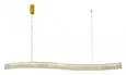 NEWPORT 8240 8243/150 gold NEW, Подвесной светильник, Gold Сlear crystal L150*H7,6/250 cm LED strip 42W 3100K 4200Lm