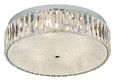 8240 8246/PL chrome, Потолочный светильник, Chrome Clear glass D42,5*H12,5 cm E14 LED 6*9W