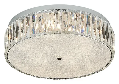 8240 8246/PL chrome, Потолочный светильник, Chrome Clear glass D42,5*H12,5 cm E14 LED 6*9W