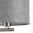 8251/2W MODERNI LN25 000 никель/серый, металл/текстиль бра Е14 40W + LED 3W 4000K 220V NIKKI