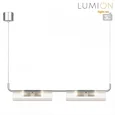 8258/4 SUSPENTIONI LN26 серебро/прозрачный, металл/стекло Подвесной светильникG9 4*20W 220V TORONTO