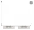 8258/4 SUSPENTIONI LN26 серебро/прозрачный, металл/стекло Подвесной светильникG9 4*20W 220V TORONTO