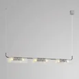 8258/6 SUSPENTIONI LN26 серебро/прозрачный, металл/стекло Подвесной светильникG9 6*20W 220V TORONTO