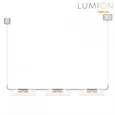 8258/6 SUSPENTIONI LN26 серебро/прозрачный, металл/стекло Подвесной светильникG9 6*20W 220V TORONTO