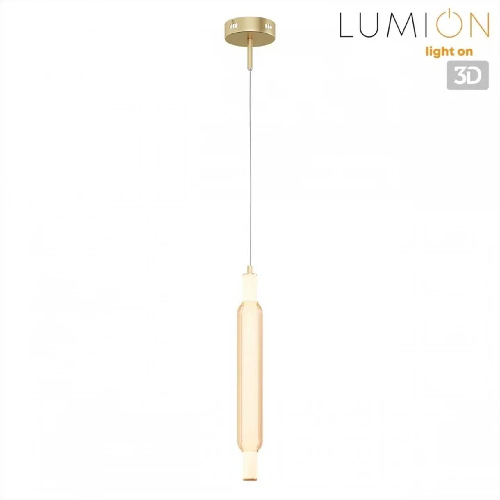 8259/15WCL LEDIO LN26 золото/амбер, металл/акрил/стекло Бра/подвес LED 15W 4000К 220V TRENDY