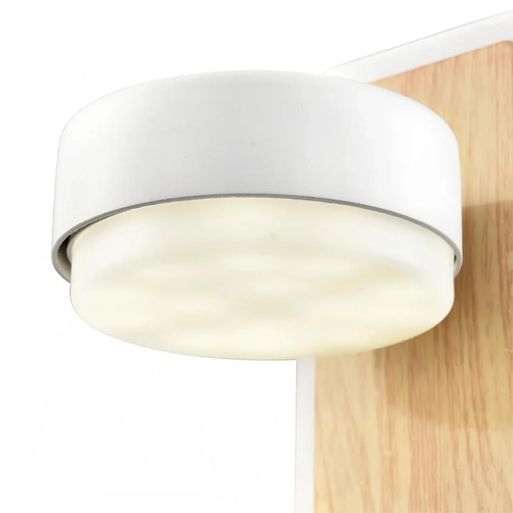 8263/1W COMFI LN26 металл, белый/дерево Бра GX53 LED 1*7W 220V LELAND
