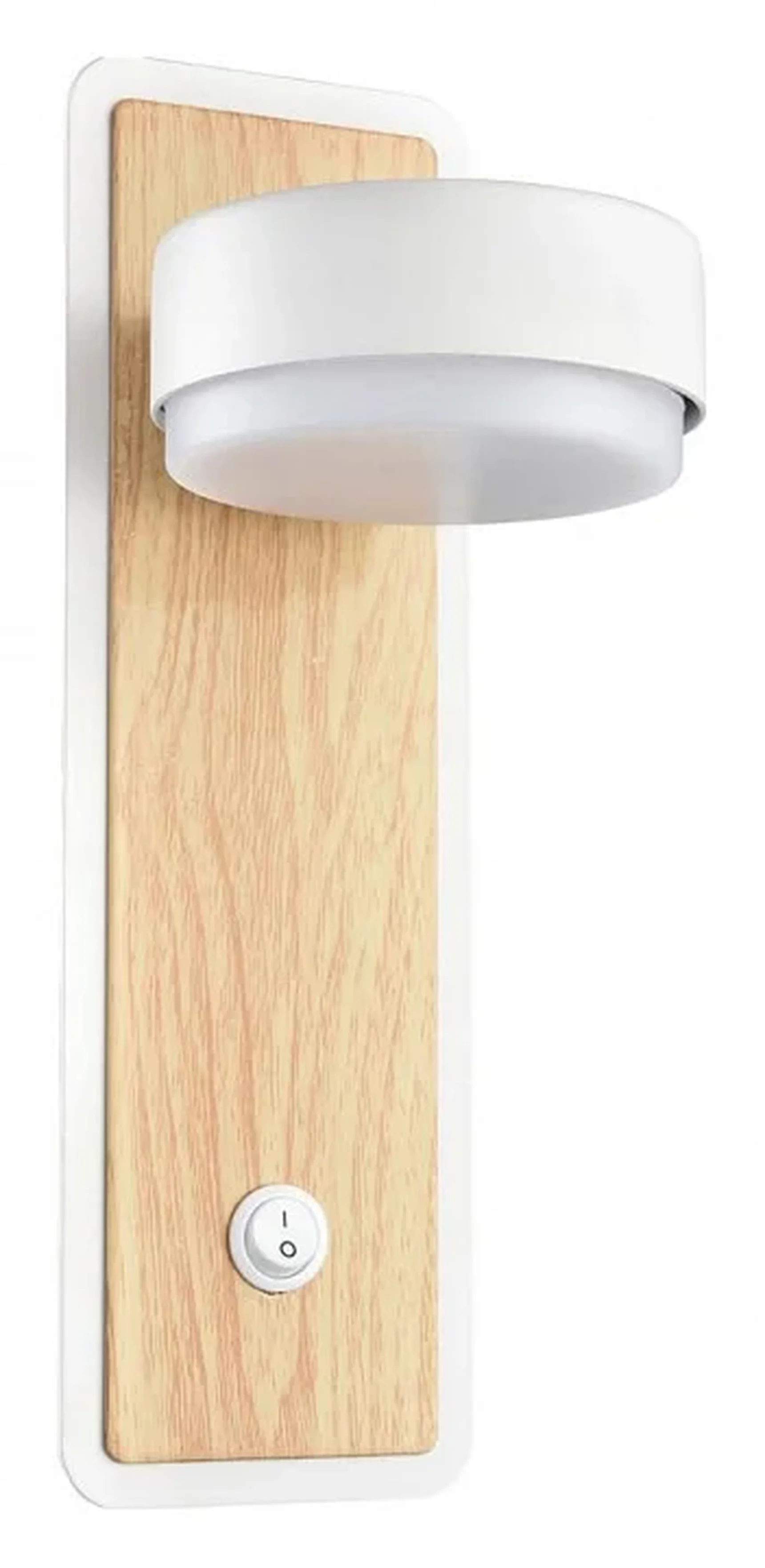 8263/1W COMFI LN26 металл, белый/дерево Бра GX53 LED 1*7W 220V LELAND
