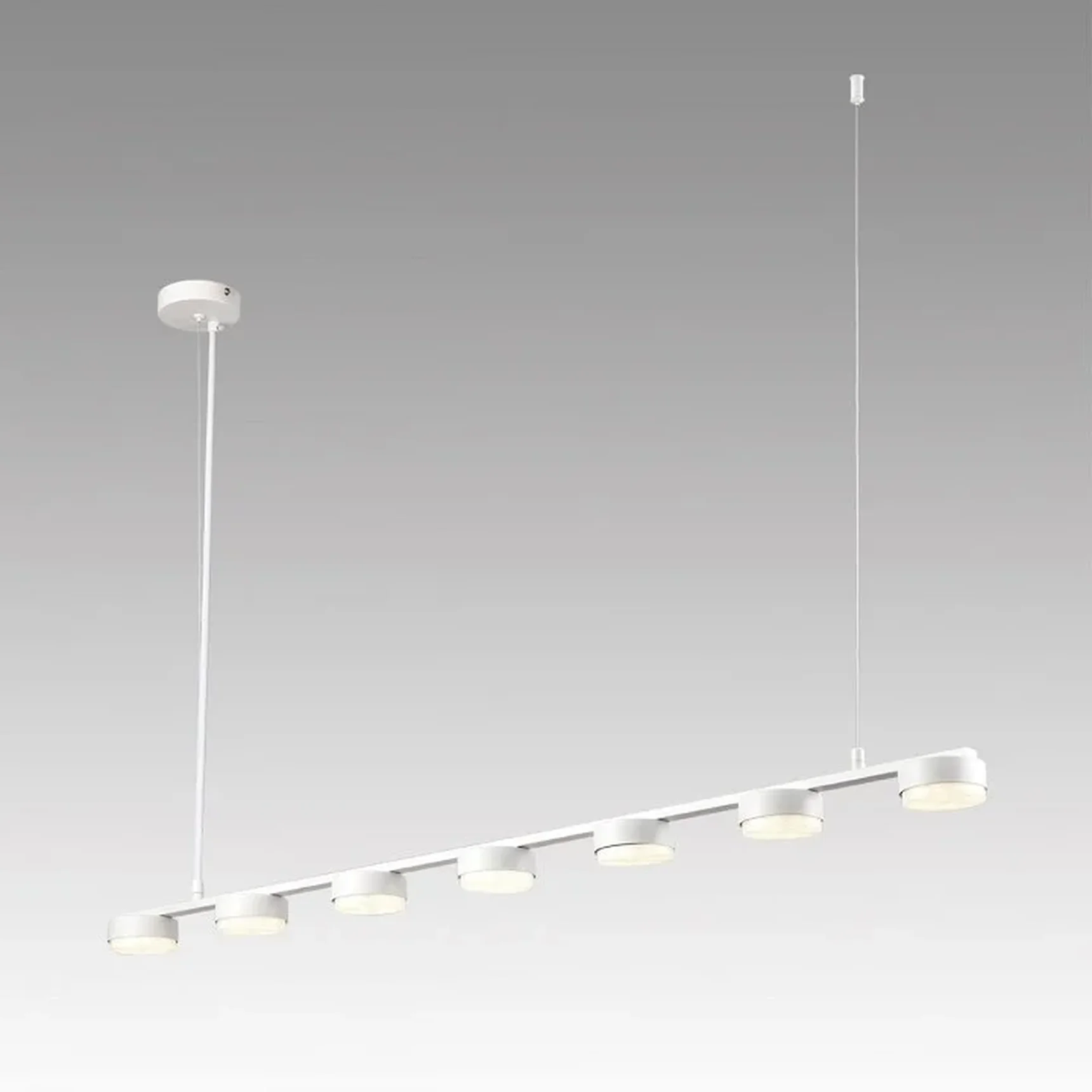 8265/7 COMFI LN26 металл, белый Светильник подвесной GX53 LED 7*7W 220V TORINA
