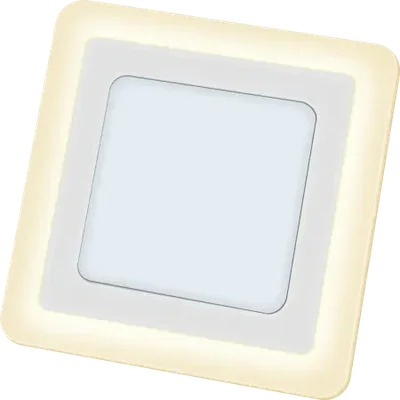 Светильник светодиодный ДВО NLP-SC2-12+3W-WWW-LED (192x192) 12Вт 3300-5300К IP20 опал