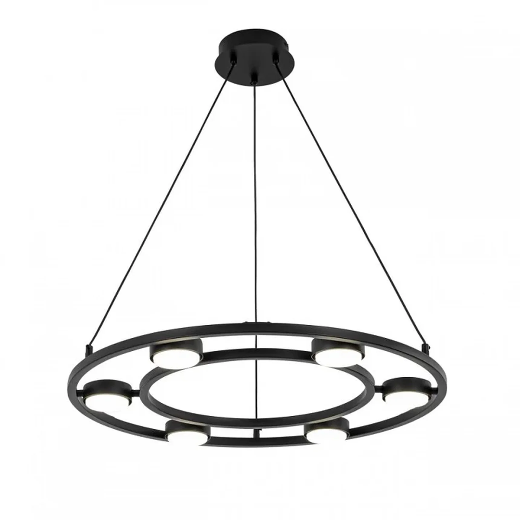8340/6 MODERNI черный, металл Люстра подвесная GX53 LED 6*7W 220V TORINA