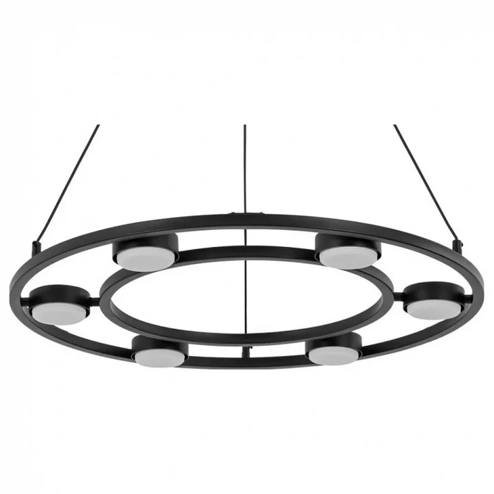 8340/6 MODERNI черный, металл Люстра подвесная GX53 LED 6*7W 220V TORINA