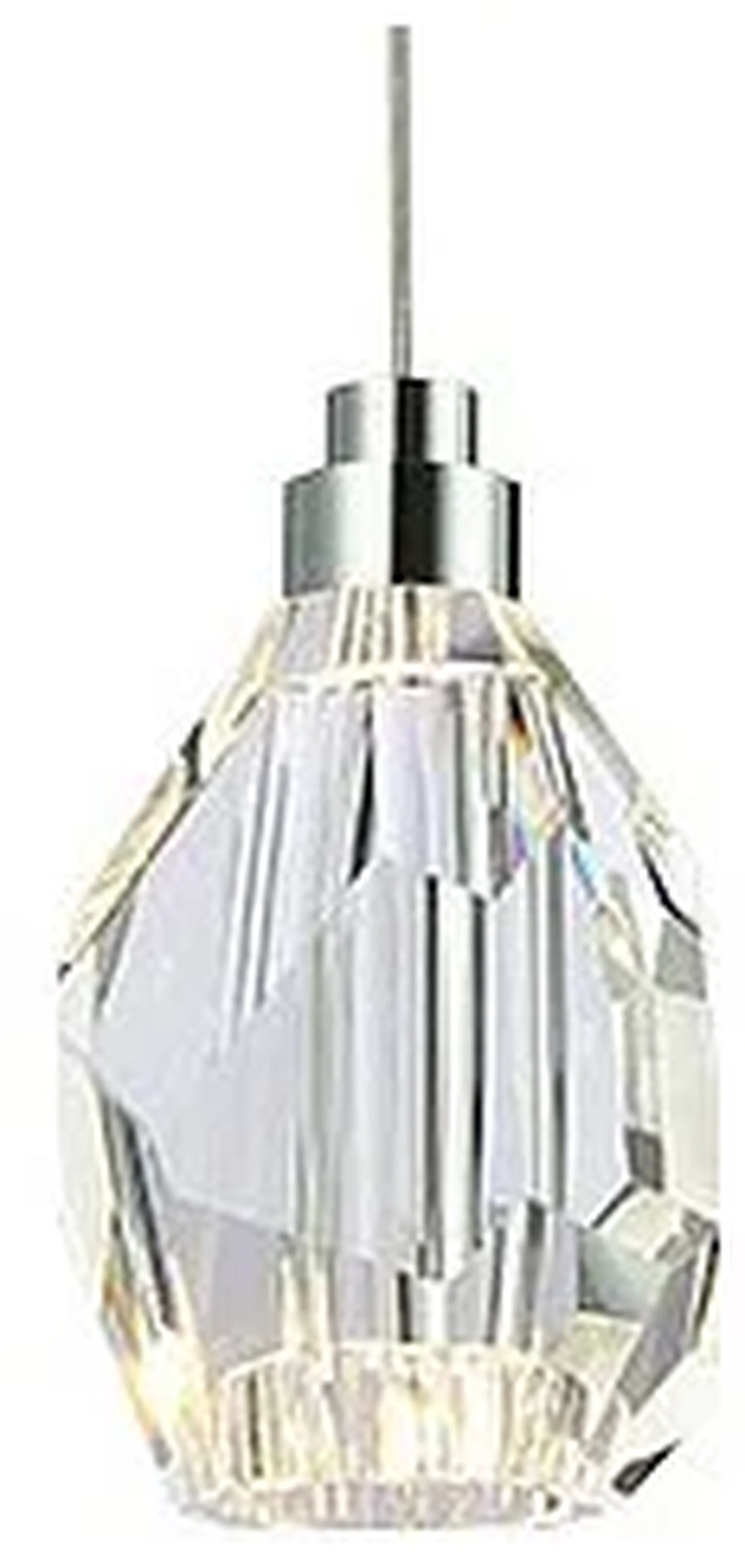 NEWPORT 8340 8341/S chrome, Подвесной светильник, Chrome Clear crystal D11*H18,2/250 cm LED strip 3W 3100K 300Lm