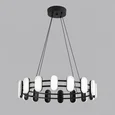8342/35L LEDIO LN черный/белый металл/акрил Люстра подвесная LED 35W 4000K 220V OVELA