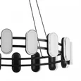 8342/35L LEDIO LN черный/белый металл/акрил Люстра подвесная LED 35W 4000K 220V OVELA