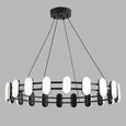 8342/40L LEDIO LN черный/белый металл/акрил Люстра подвесная LED 40W 4000K 220V OVELA