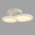 8380/45CL LEDIO LN белый, металл/акрил Умная люстра потолочная с ПДУ и голосовым управлением LED 45W 3000-6500К 220V ALIS SMART