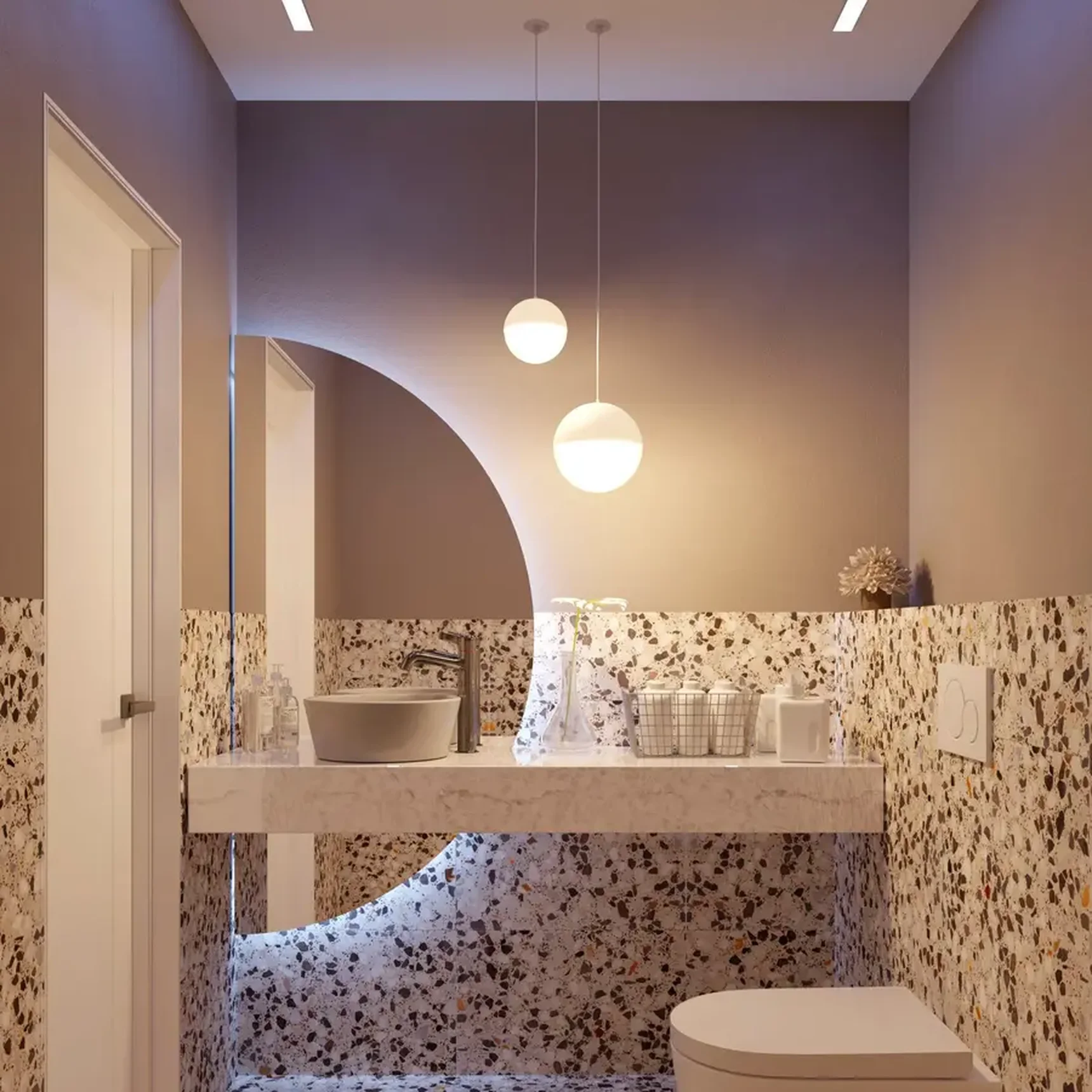 Светильник SP-EMISFERO-HANG-BUILT-R150-11W Day4000 (WH, 170 deg, 230V) (Arlight, IP20 Металл, 3 года)