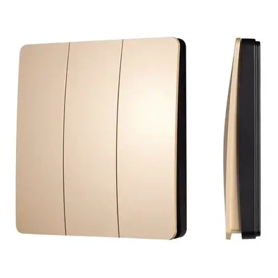 INTELLIGENT ARLIGHT Кнопочная панель KINETIC-801-22-3G-WP-SUF Gold (No battery, IP67, 433Mhz) (IARL, IP67 Пластик, 3 года)