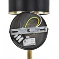 8406/1W MODERNI LN26 000 античная бронза/черный металл/текстиль Бра Е14 40W 220V DEMETRA
