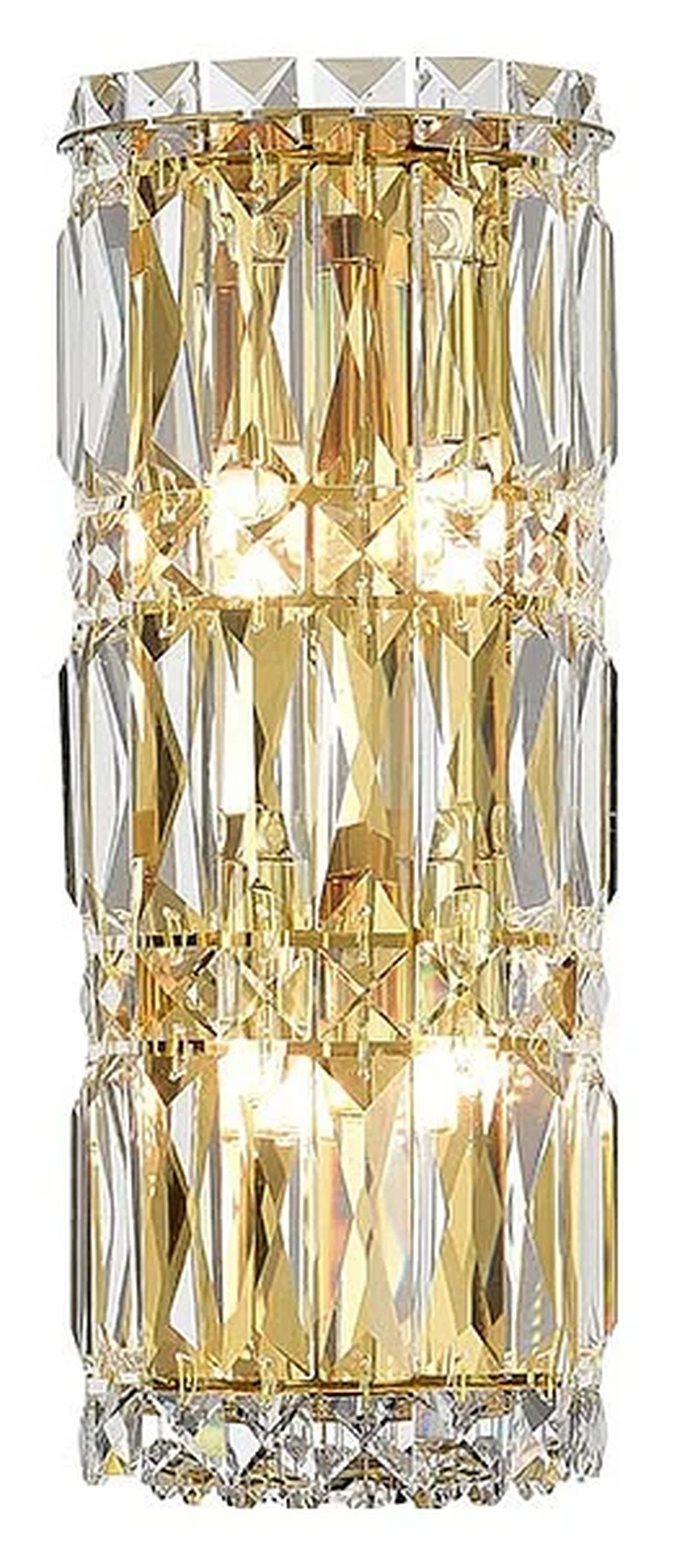 NEWPORT 8450 8455/A gold , Бра, Gold Clear crystal L13,5*H34*Sp8,5 cm G9 4*60W