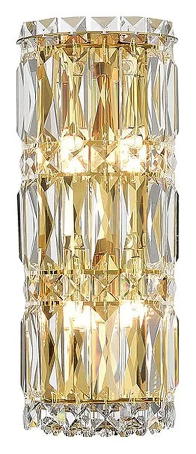 NEWPORT 8450 8455/A gold , Бра, Gold Clear crystal L13,5*H34*Sp8,5 cm G9 4*60W