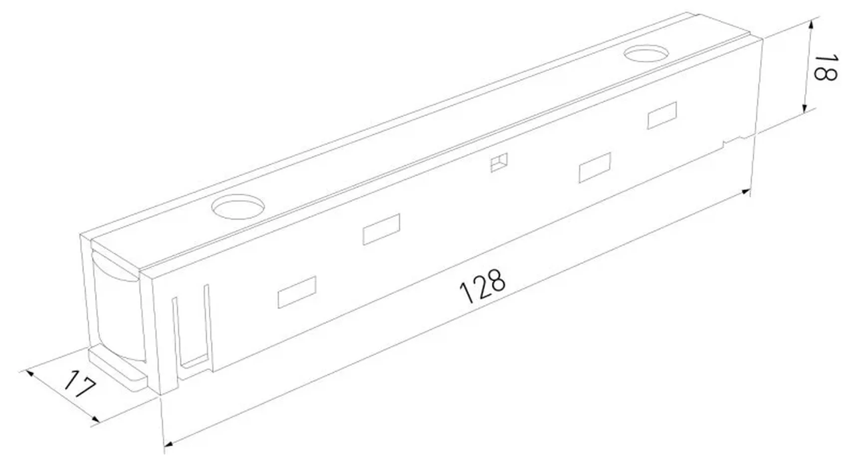 Slim Magnetic L01 Трековый светильник 10W 3000K белый 85000/01 85000/01