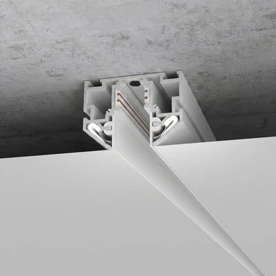 Slim Magnetic Шинопровод в натяжной потолок с декоративными вставками белый (2м) 85204/00 85204/00