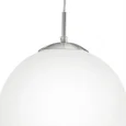 Подвесной светильник RONDO, 1х60W (E27), D300, опаловый, белый