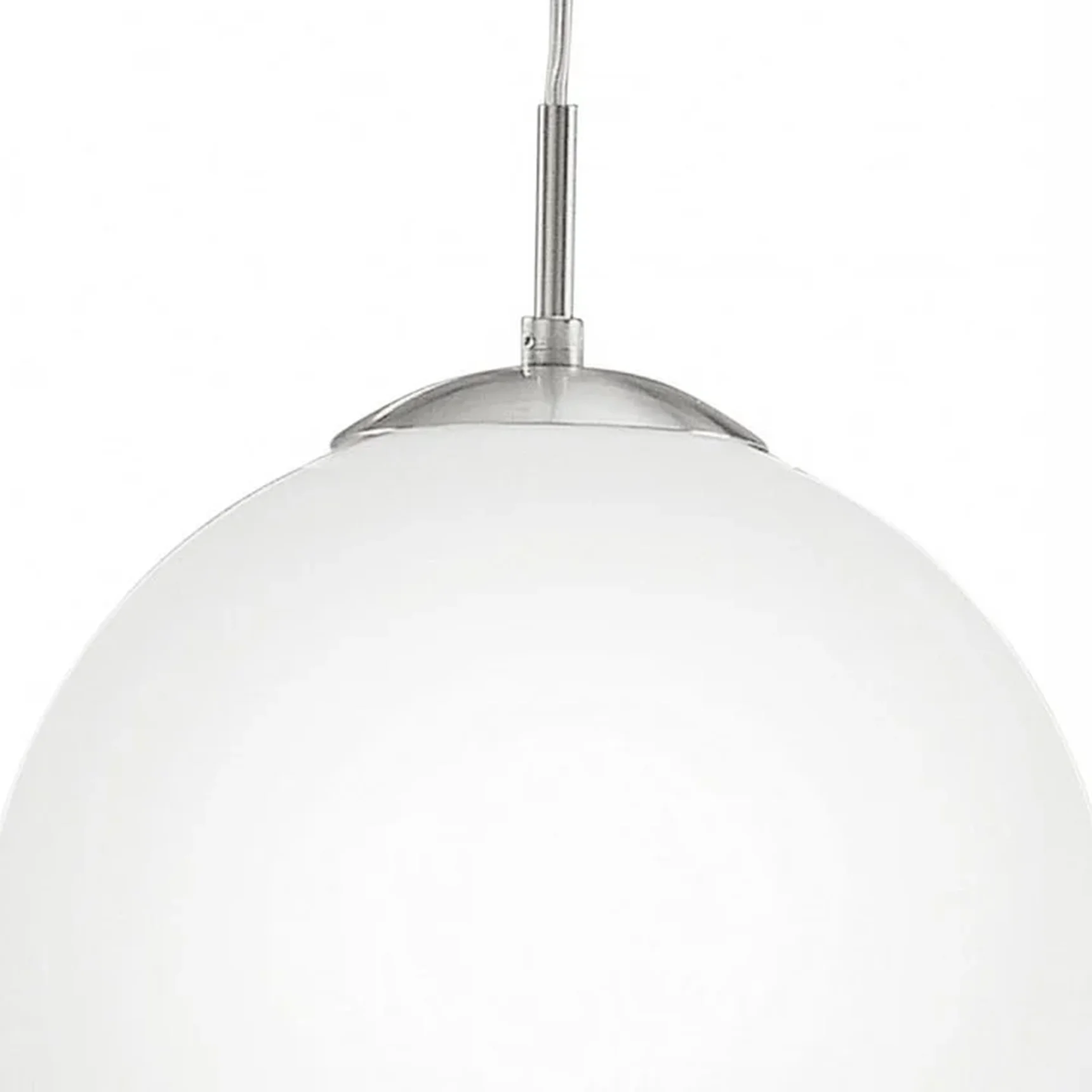 Подвесной светильник RONDO, 1х60W (E27), D300, опаловый, белый