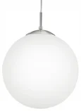 Подвесной светильник RONDO, 1х60W (E27), D300, опаловый, белый