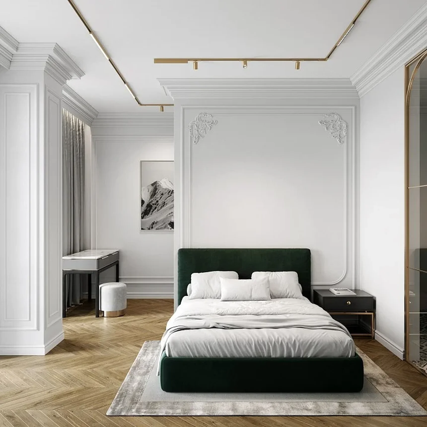 Brass Line Трековый светильник 10W 4000K латунь 85528/01