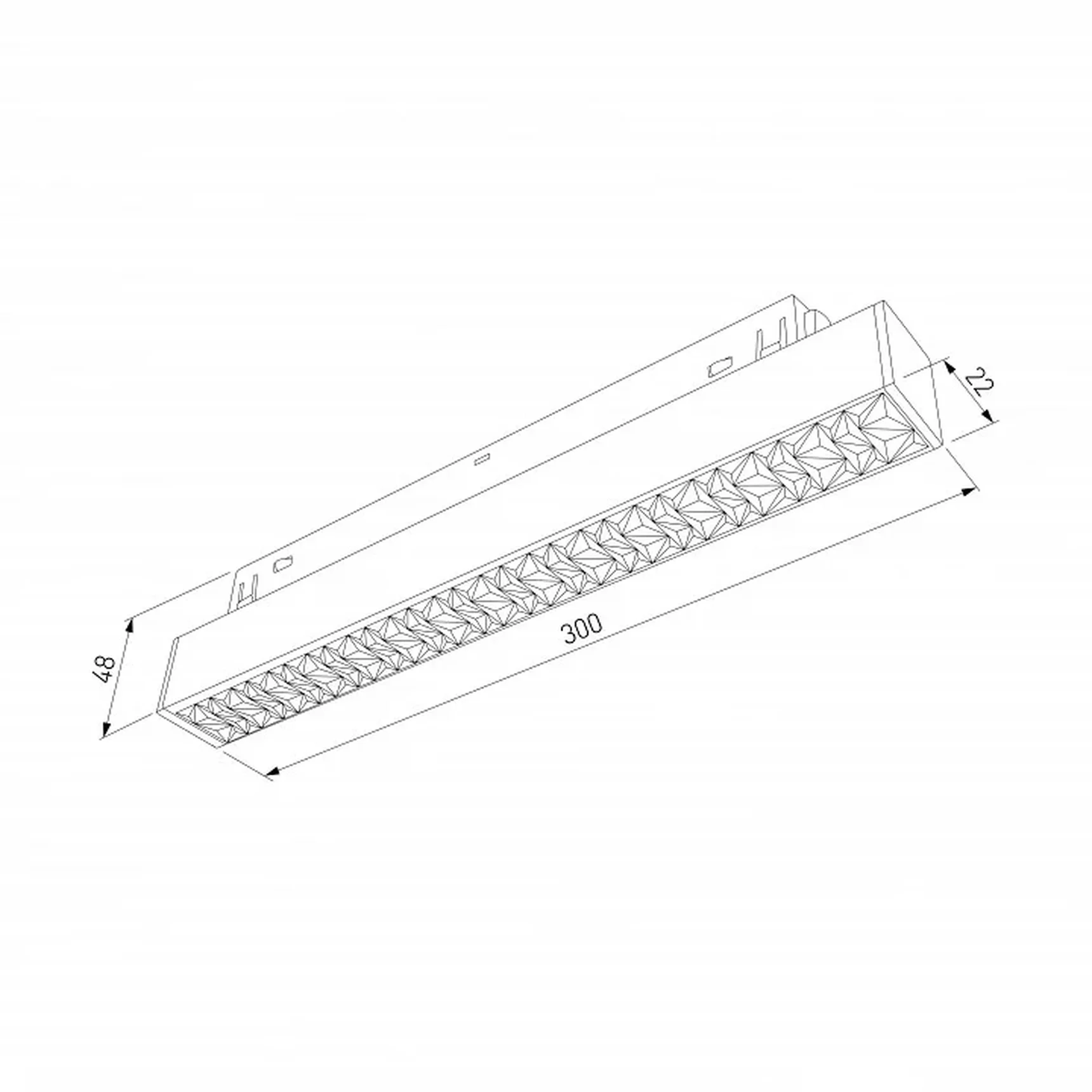 Slim Magnetic Трековый светильник 10W 4000K (черный) 85530/01