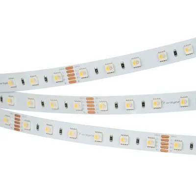 Лента RT 2-5000 24V RGBW-One Day 2x (5060, 300 LED, LUX) (Arlight, 19.2 Вт/м, IP20)