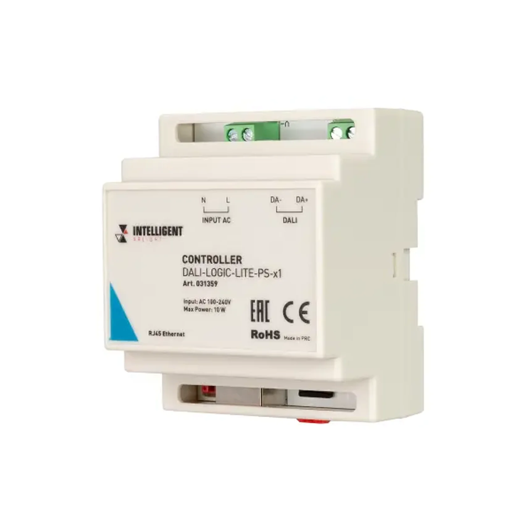 INTELLIGENT ARLIGHT Контроллер DALI-LOGIC-LITE-PS-x1 (230B, Ethernet) (IARL, IP20 Пластик, 2 года)