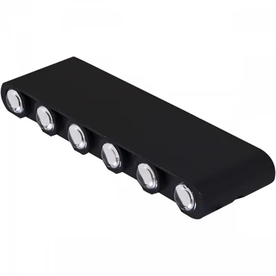 86513-9.2-012TL LED12*1W/MIX BK Светильник настенный