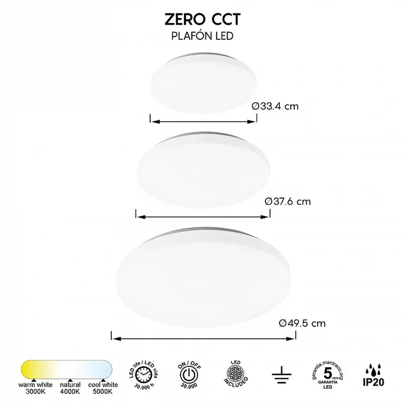 8693 Потолочный светильник ZERO CCT
