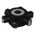 86973-9.2-007U LED2W+6*1W BK Светильник настенный