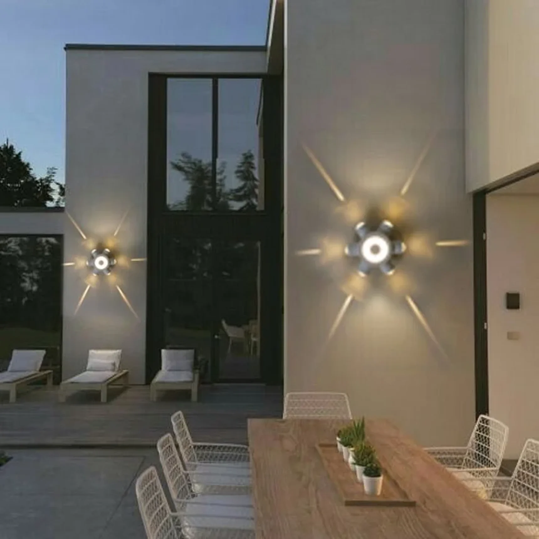 86973-9.2-007U LED2W+6*1W WT Светильник настенный