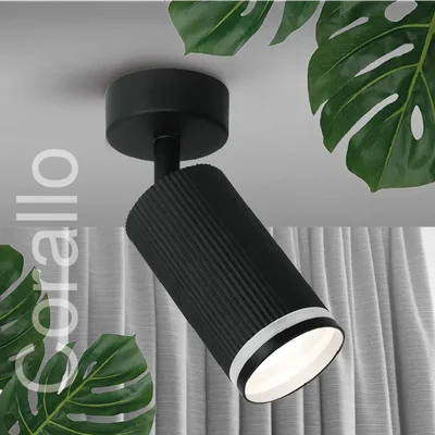 Светильник WOLTA WSL-GU10/04BL под лампу GU10 Черный CORALLO