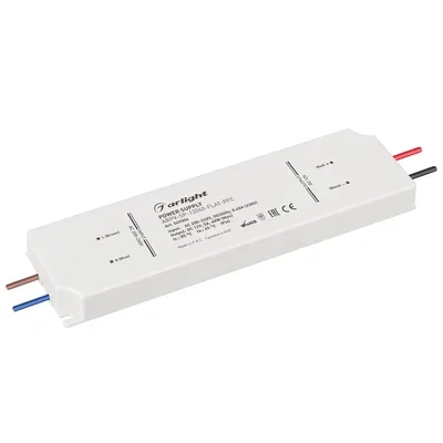 Блок питания ARPV-SP-12060-FLAT-PFC (12V, 5A, 60W) (Arlight, IP44 Пластик, 5 лет)