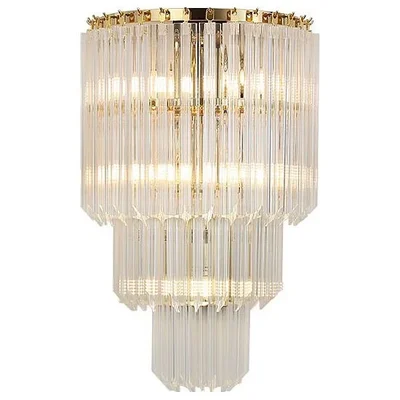 NEWPORT 8900 8905/A gold , Бра, Gold Clear glass L30*H46*Sp17 cm G9 5*40W