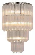 NEWPORT 8900 8905/A , Бра, Nickel Clear glass L30*H46*Sp17 cm E14 5*40W