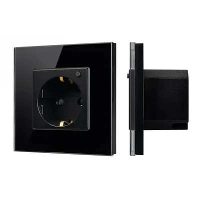 Розетка электрическая с Zigbee управлением SCT-OMALI-EUZB1-PL-BK (240V, 16A, Zigbee) (Arlight, -)