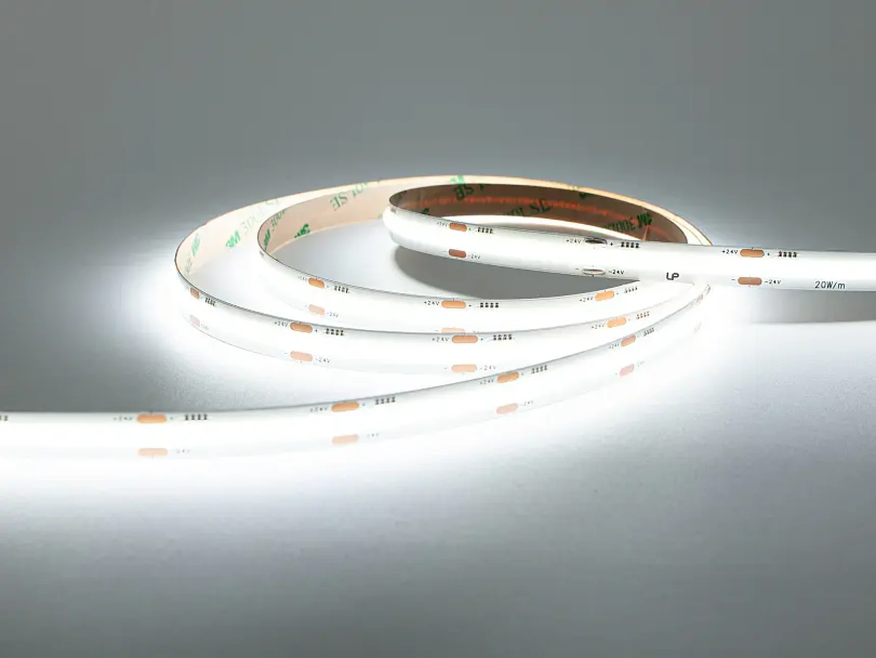 Светодиодная лента LEDS POWER COB 546/м (20Вт/м) 24В холодная 008127