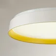 7711/EL COLOR SN 102 Светильник пластик/желтый LED 70Вт 3000-6000К D510 IP43 пульт ДУ TUNA YELLOW