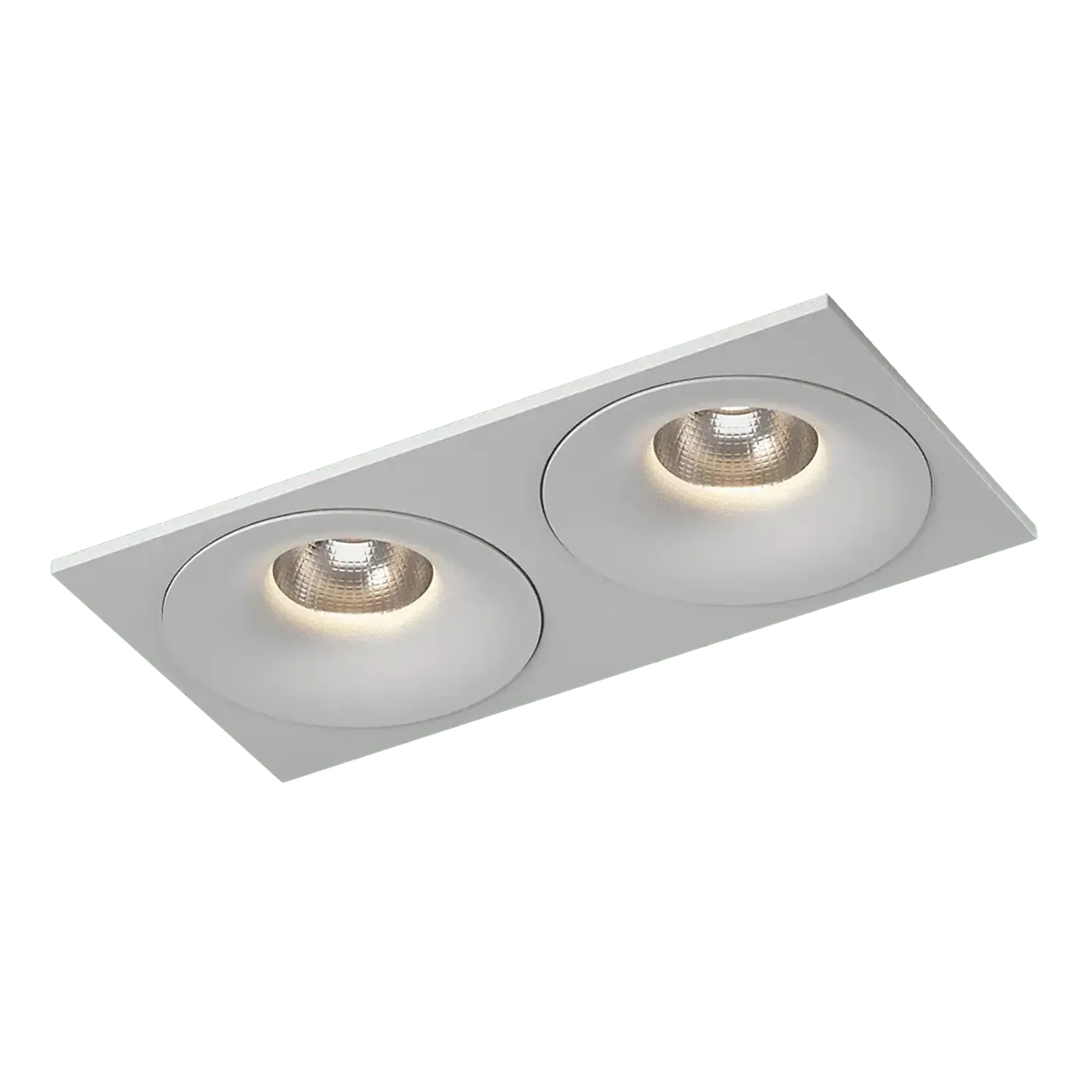 Рамка двойная для серии COMBO 4, квадратная, белая, COMBO-4S2-WH