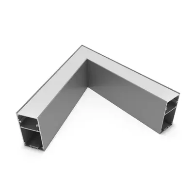 Соединитель RVE-CONNECT-60 угловой 60° для встраиваемого профиля 35x67 мм.